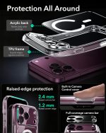 ESR iPhone 1817 Pro Max Clear Case with Camera Control