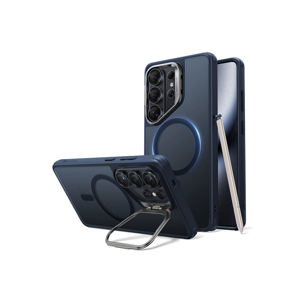 esr-samsung-s26-ultra-case-frosted-blue.jpg ESR for Samsung Galaxy S26 Ultra Classic Stash Stand Case with MagSafe, Scratch-Resistant Back Cover, Frosted Blue - Image 1