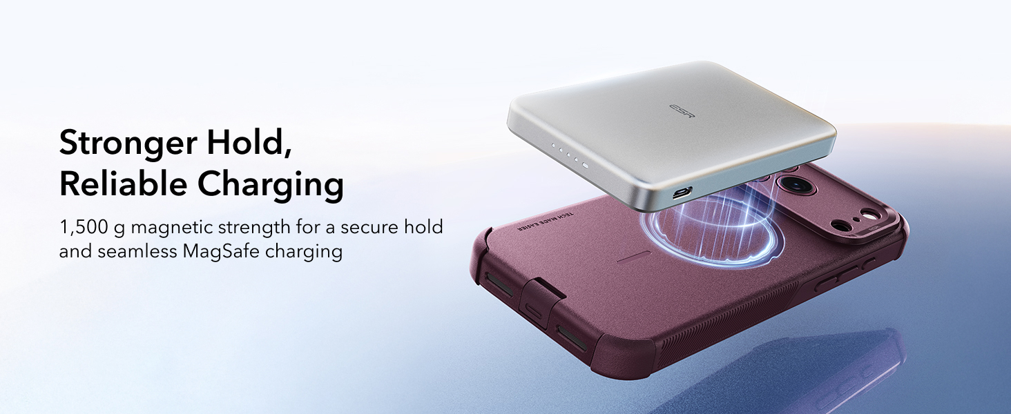 ESR Cyber Tough Magnetic Case with Camera Control Button for iPhone 18/17 Series (Burgundy)
