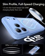 ESR iPhone 18 Pro Max Frosted Light Blue Case with Camera Control
