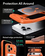 ESR iPhone 1817 Pro Max Frosted Orange Case with Camera Control