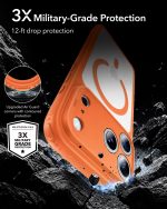 ESR iPhone 1817 Pro Max Frosted Orange Case with Camera Control