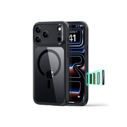 ESR Classic Hybrid Case with Camera Control Button for iPhone 18/17 Series Clear Black