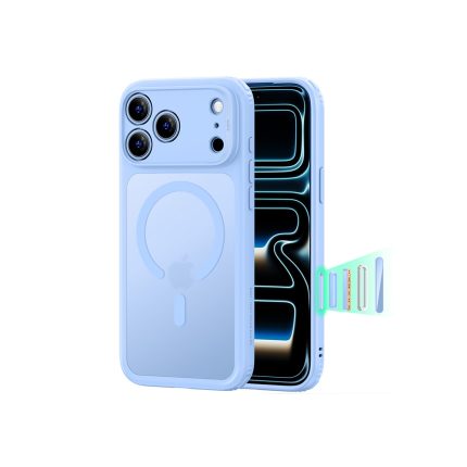ESR Classic Hybrid Case with Camera Control Button for iPhone 18/17 Series (Frosted Light Blue)