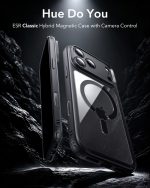 ESR iPhone 18/17 Pro Max Clear Black Case with Camera Control