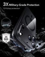 ESR iPhone 18/17 Pro Max Clear Black Case with Camera Control