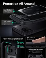ESR iPhone 18/17 Pro Max Clear Black Case with Camera Control