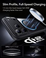 ESR iPhone 18/17 Pro Max Clear Black Case with Camera Control