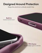 ESR Atelier Magnetic Flex Stand Case with Camera Control Button for iPhone 18/17 Series (Burgundy)