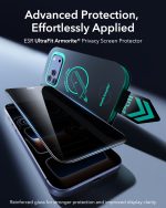 ESR UltraFit Armorite ®️ Privacy Glass Screen Protector for iPhone 18 Series (2 Pack) - Image 7